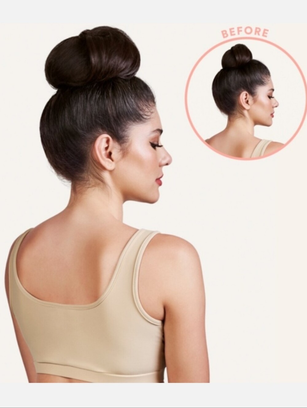 INSERT NAME HERE INH SAMMY HAIR BUN EXTENSION DARK BROWN